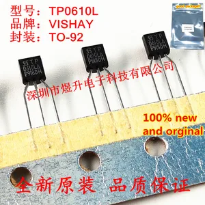10pcs 100% new and orginal TP0610L TP0610 TO-92 PNP P-Channel 60-V (D-S) MOSFET in stock