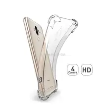 Силиконовый чехол для huawei mate 20 Pro P20 lite Nova 3 Honor 9, задняя крышка, TPU бампер, прозрачный угловой чехол, оптом, 100 шт./лот