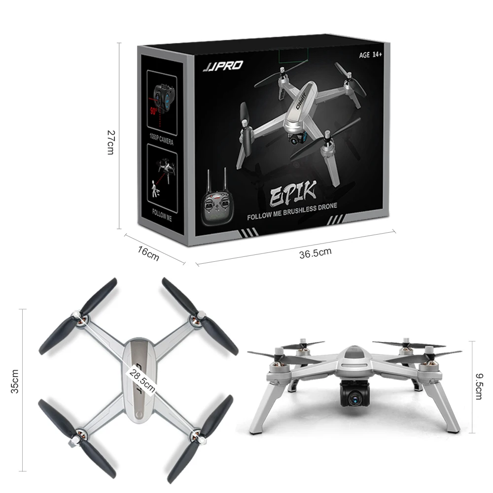 JJRC JJPRO X5 5G WiFi FPV Профессиональный радиоуправляемый бесщеточный GPS