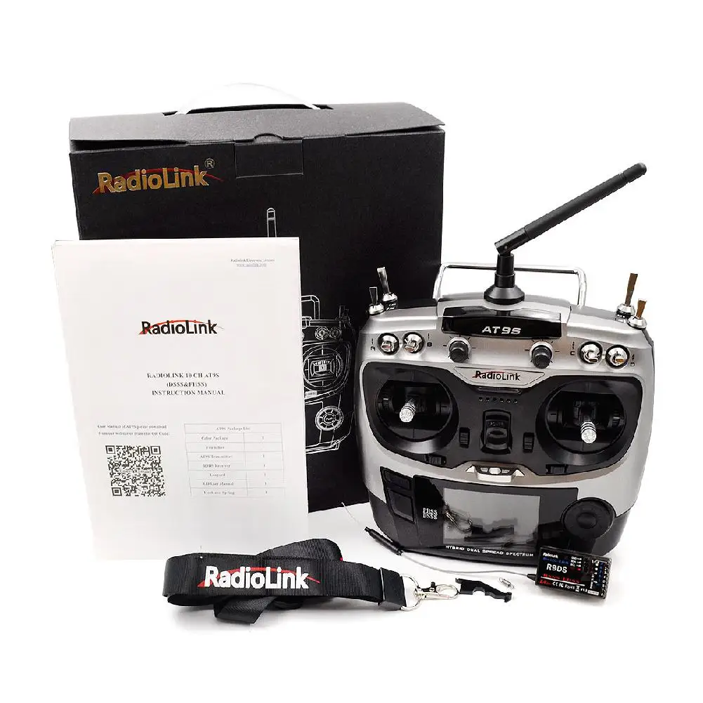 LeadingStar RadioLink AT9S 2 4 ГГц 10CH обновления Передатчик с R9DS DSSS & приемник FHSS|Детали и