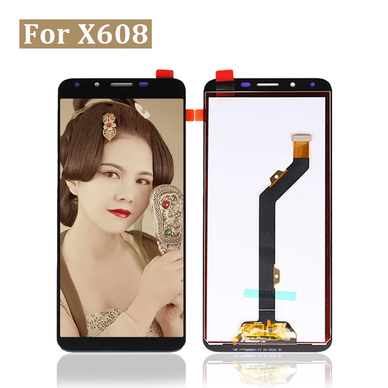 Для Infinix Hot 6 Pro X608 ЖК дисплей + сенсорный экран дигитайзер для полный 100%