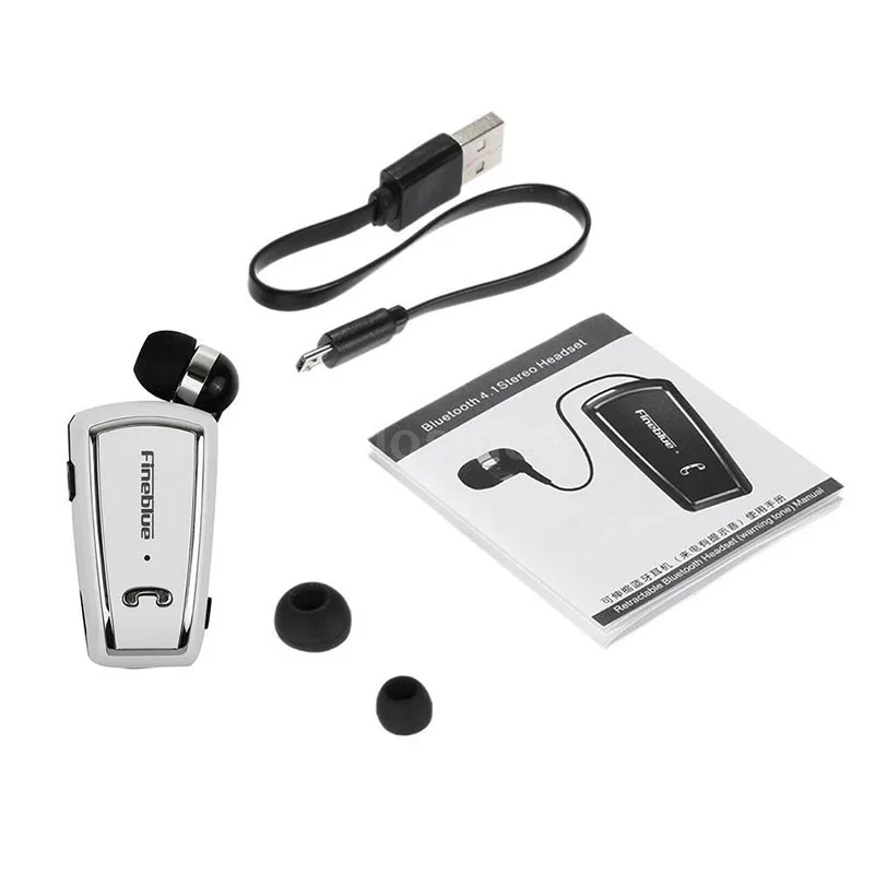 DOITOP F V3 Мини Беспроводная bluetooth гарнитура выдвижной зажим стерео наушники для IOS
