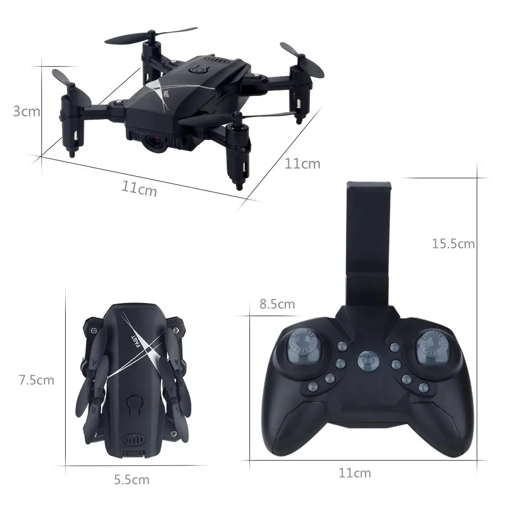 LF602 2 4G мини Радиоуправляемый Дрон с 720P HD WiFi FPV селфи камера режим удержания высоты