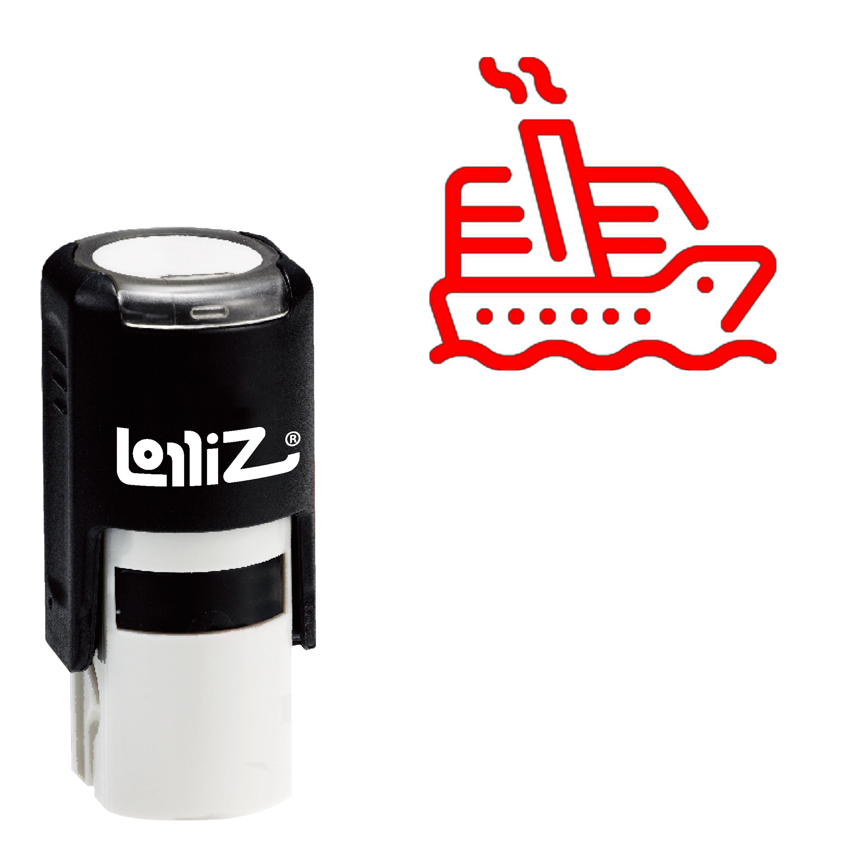 

LolliZ Ship Self-Inking Rubber Stamp - Modern Symbol Series