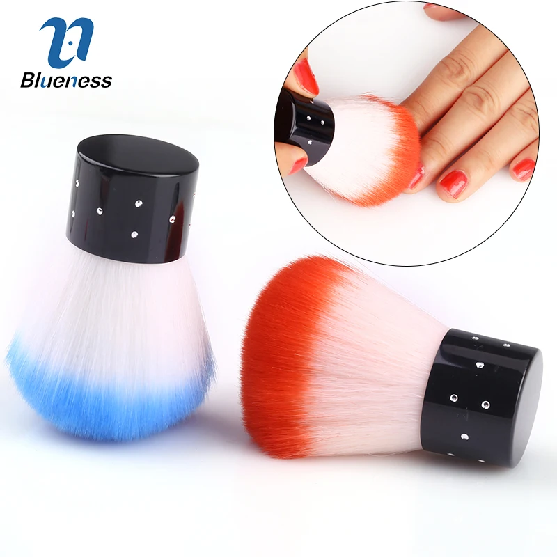 Blueness 1 шт. 4 цвета произвольная красота для дизайна ногтей щетка очистки от пыли