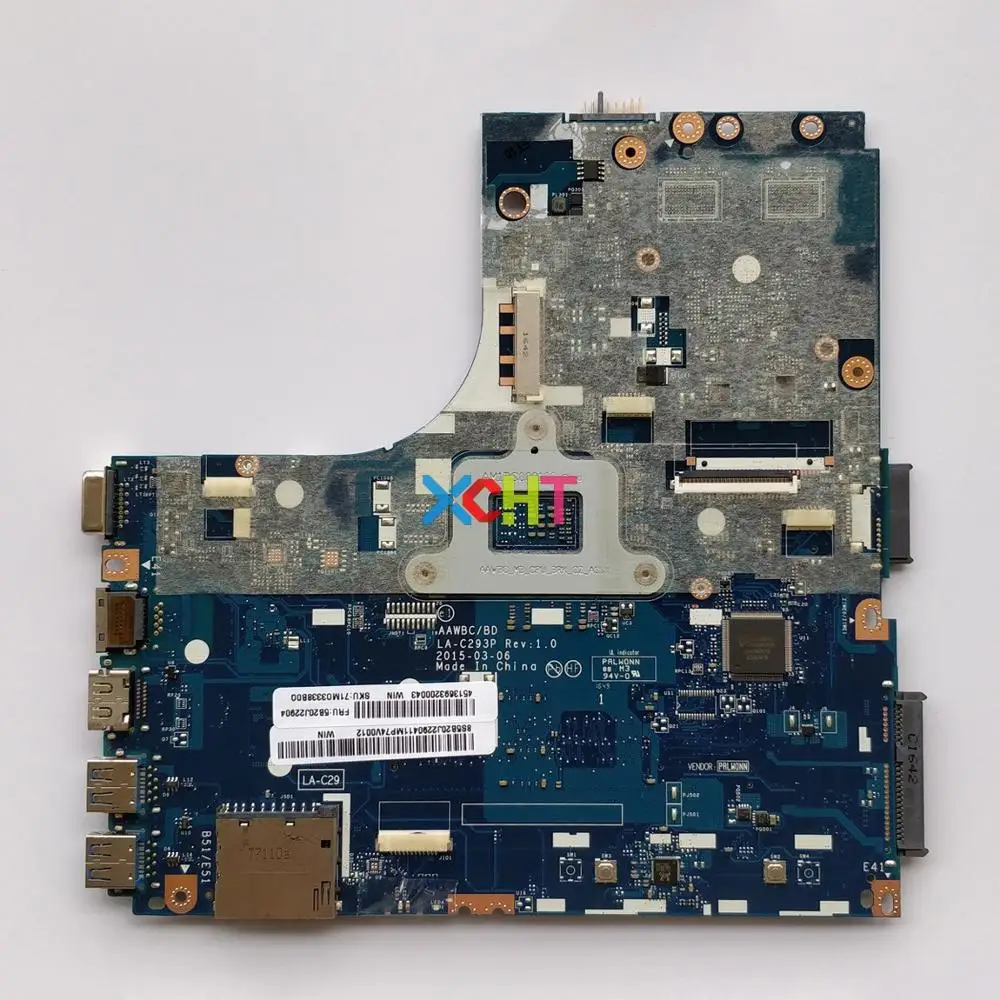 FRU : 5B20J22904 AAWBC/BD LA-C293P UMA A6-7310U CPU for Lenovo B41-35 NoteBook PC Laptop Motherboard Mainboard enlarge