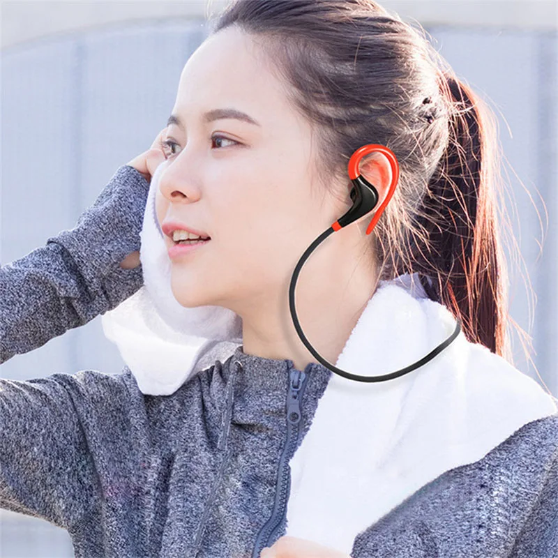 Беспроводная гарнитура спортивные наушники Bluetooth стерео музыкальные с
