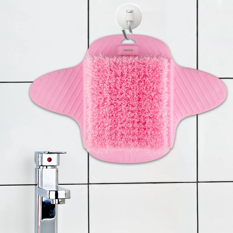 Очиститель для ног скраб присоска щетка Отшелушивание скруббер шайба ванна спа