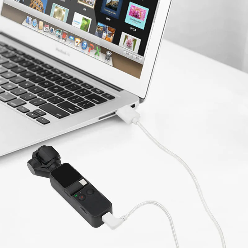 Для DJI Osmo Pocket Camer зарядный кабель для аккумулятора Type c порт белый 31 см ручной