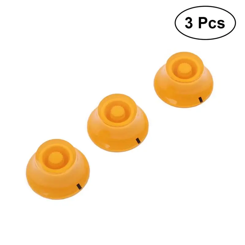 3 шт./компл. гитары звук тон Управление ручки поворотных ручек для пламени Fender