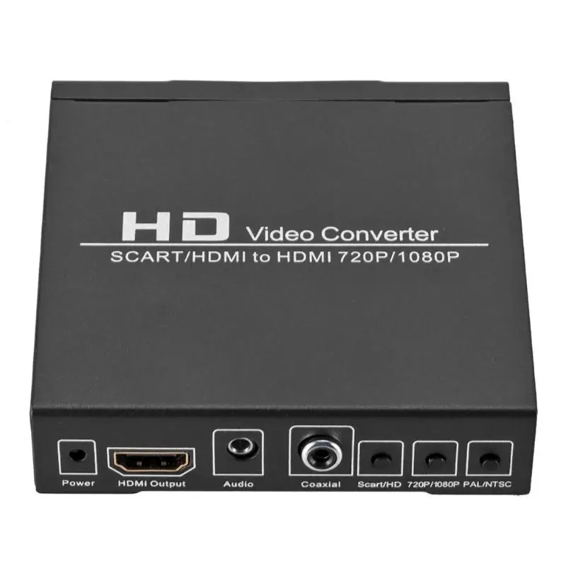 Высокое качество scart HDMI конвертер HD 720 P/1080 P цифровой видеопреобразователь