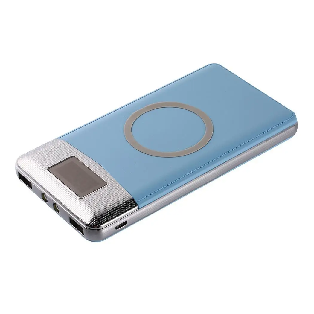 Портативный двойной Беспроводное зарядное устройство с USB 30000 зарядным