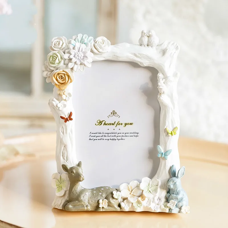 5 дюймовая фоторамка Современная креативная Мода из смолы офисное украшение