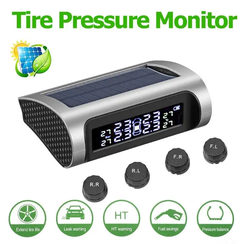 Солнечный беспроводной TPMS автомобильный датчик давления в шинах режиме