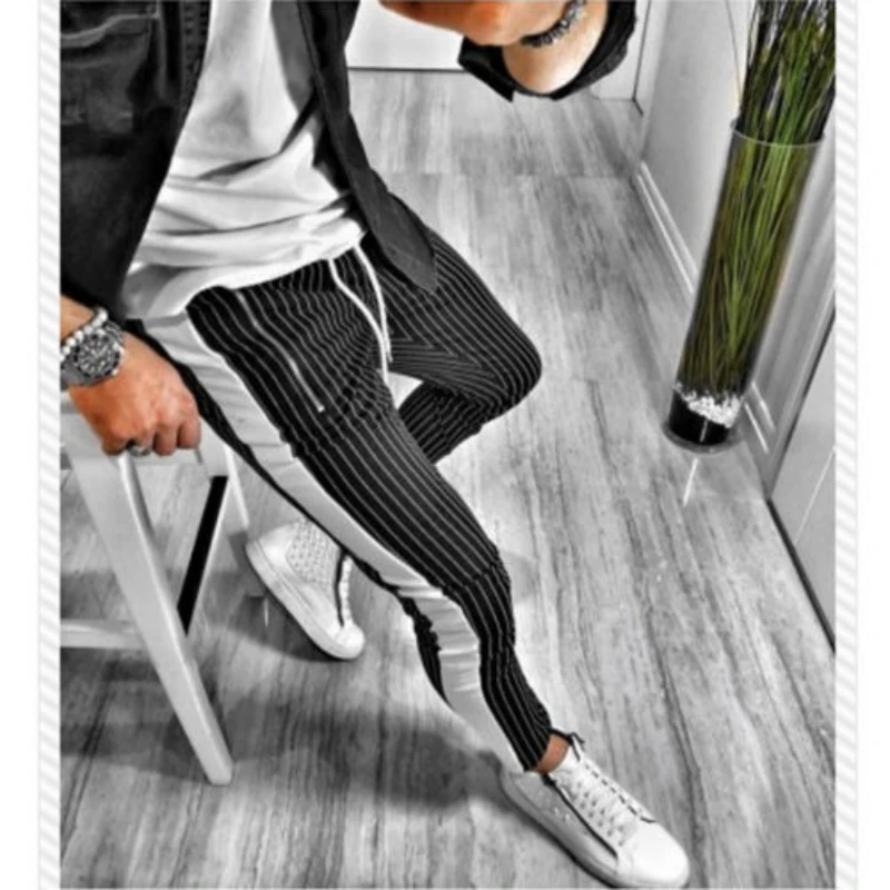 

2019 Newest Mens Sweatpants Autumn Winter Man Gyms Fitness Bodybuilding Joggers Workout Trousers Men Casual Cotton Pencil Pants