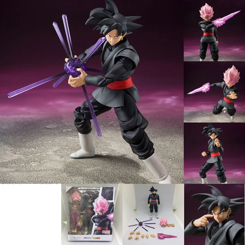 Shfiguarts Dragon Ball Z Супер Саян Гоку черный подвижные фигурки Коллекция Модель общие