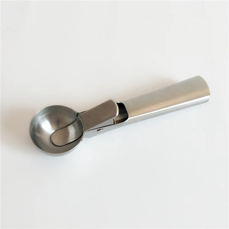 Stainless Steel Ice Cream Scoops Stacks Digger Fruit Non-stick Spoon Kitchen Tools For Home Cake | Дом и сад
