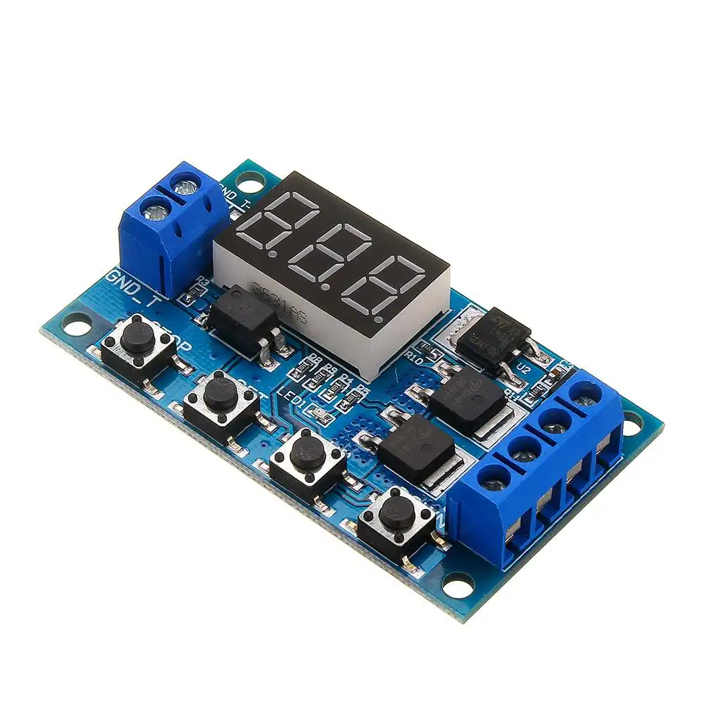 LEORY DC 5 V-36 V цикл запуска переключатель выключатель двойного MOS трубки Управление
