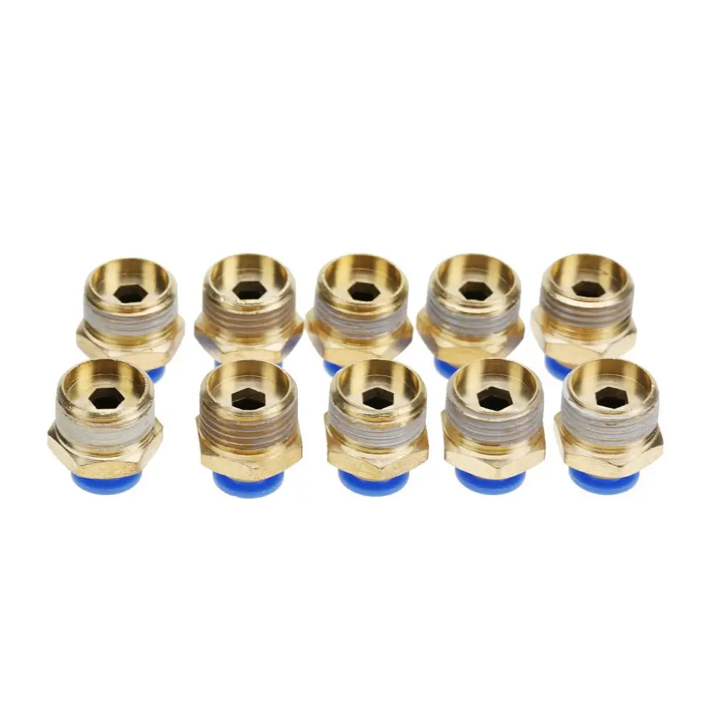 6 мм пневматическая труба БЫСТРОРАЗЪЕМНАЯ арматура штыревая резьба прямой