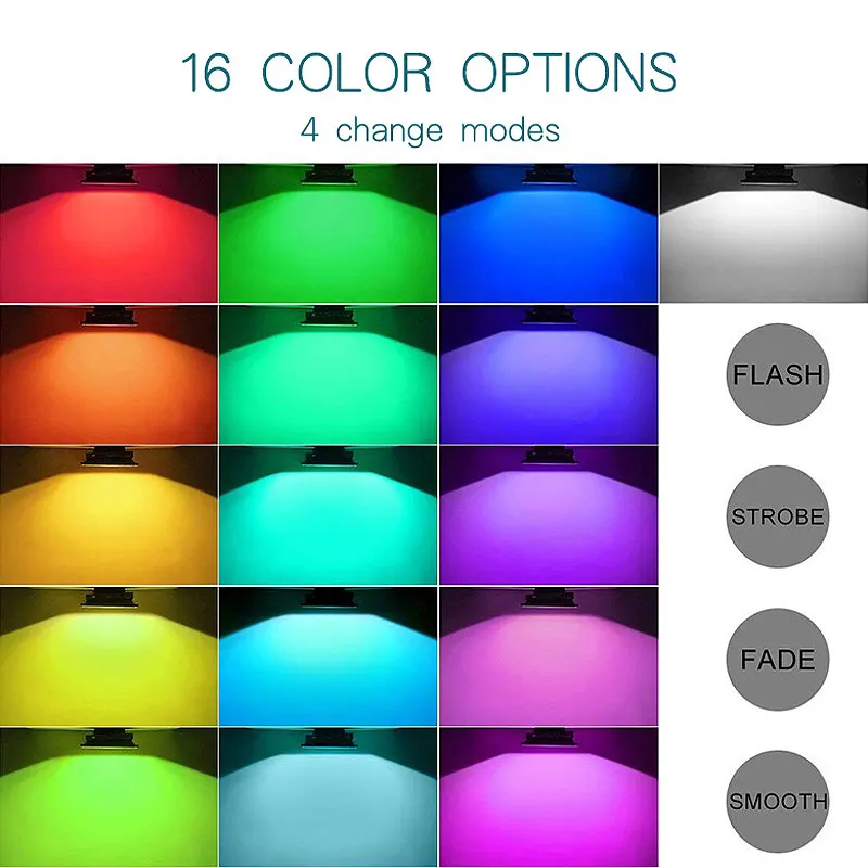 1 шт. прожектор светодиодный RGB 10 Вт 20 30 50 Водонепроницаемый Светодиодный Наружное
