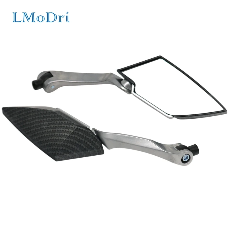 

LMoDri Universal Motorcycle Side Mirror Scooter Motorbike Rear View Mirrors Sets Moped Modification Parts 8mm 10mm 2Pieces/Pair