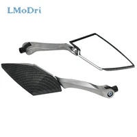 lmodri universal motorcycle side mirror scooter motorbike rear view mirrors sets moped modification parts 8mm 10mm 2piecespair