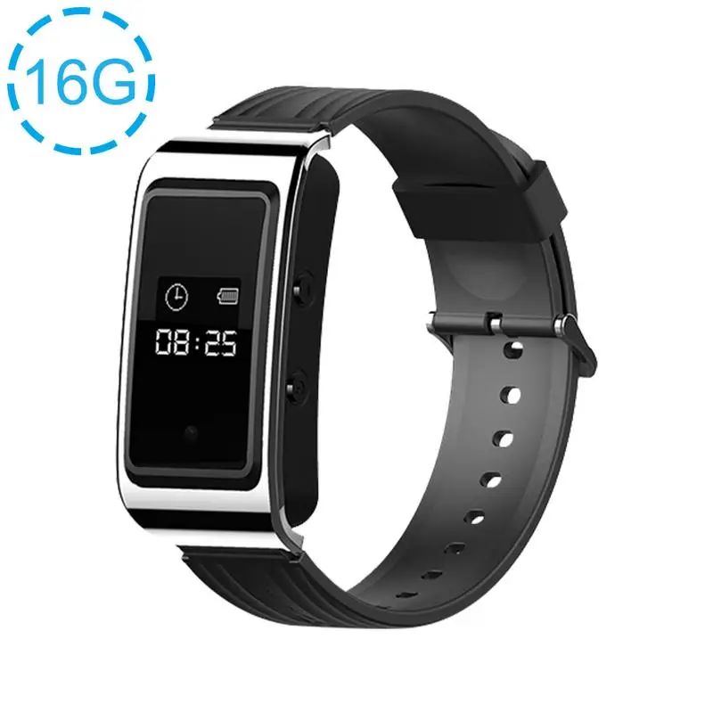 D6 Портативный браслет спортивные часы Бизнес Конференц-диктофон Запись