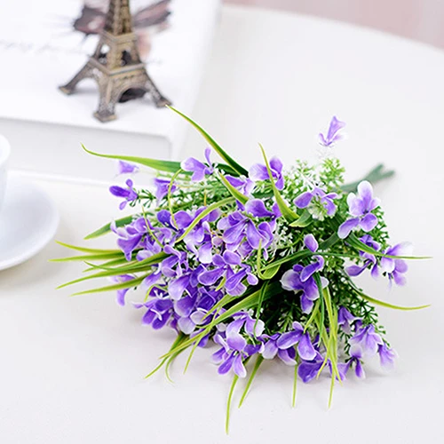 Искусственные гладиолусы цветочные украшения для дома офиса свадьбы загородной