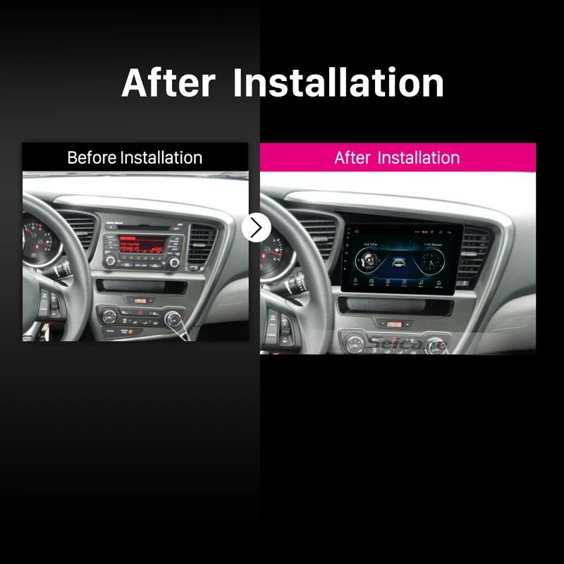 Seicane 9 &quotсенсорный экран Android 1 GPS навигационная система для 2011 2012-2014 Kia k5 LHD