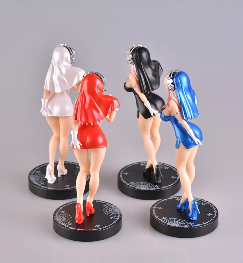 Аниме Super Sonico сексуальное платье с глубоким вырезом для девочек версия модели
