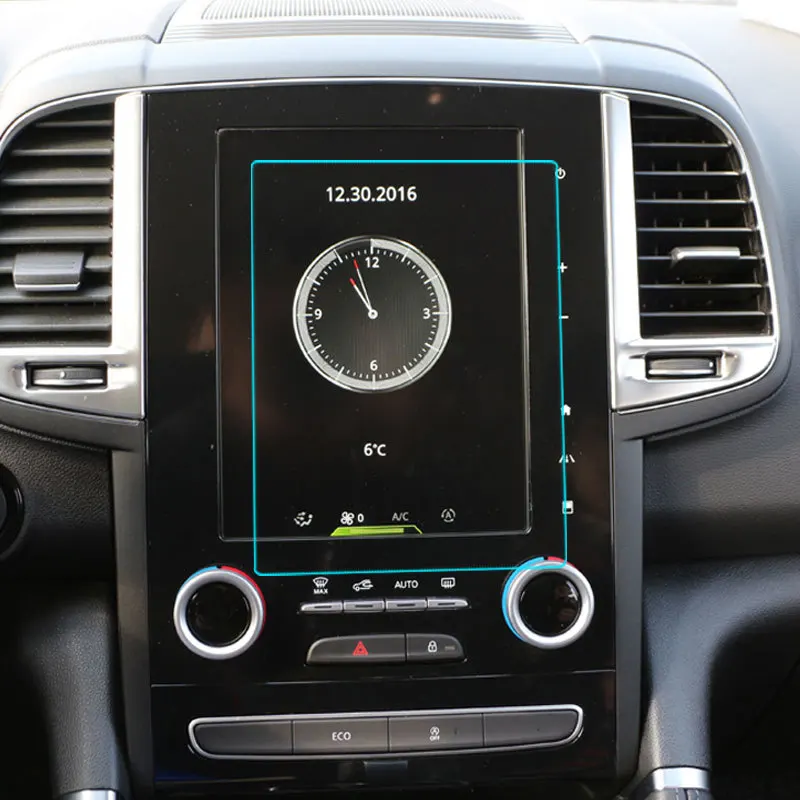

Автомобильная защитная пленка Carmilla для экрана GPS-навигатора, стальное стекло для Renault Koleos 2017, 2018, управление ЖК-экраном, наклейка для автомоб...