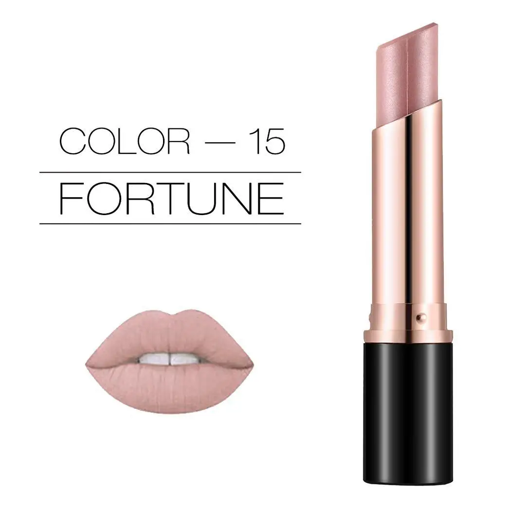Women Cosmetic 12 Colors Long Lasting Matte All Skin Type Cream Silk Lipstick 21.6g 3.5 |