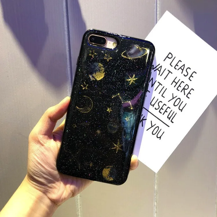 Мода для iPhone 8 жидкости Жесткий ПК ясно телефон оболочки 6 S 7 Plus X чехлы мобильного