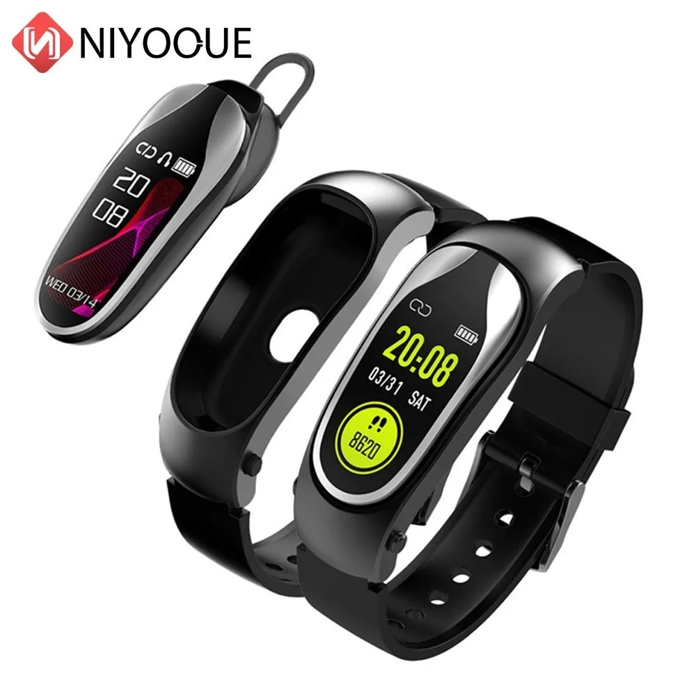 Смарт браслет NIYOQUE KR04 с Bluetooth гарнитурой и Пульсометром|Смарт-браслеты| |