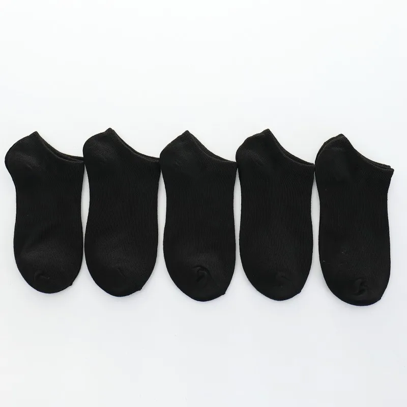 peonfly 5 пар человек летом однородный цвет хлопок лодку короткий носок лодыжку