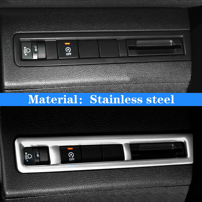 1 шт. переключатель фар из нержавеющей стали с блестками регулируемая крышка фары