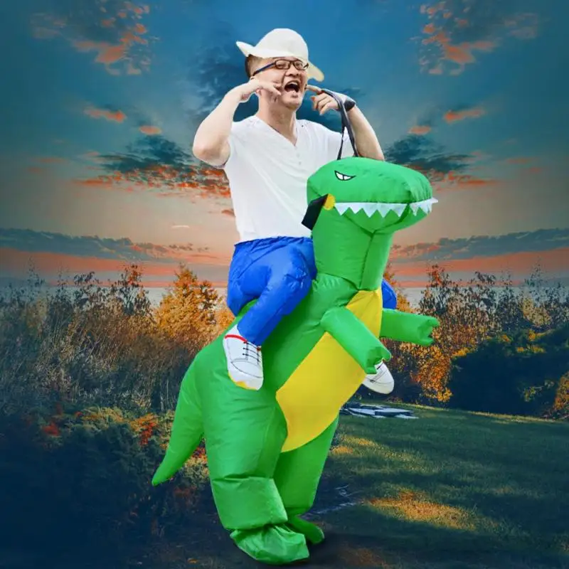 3D стенд для верховой езды надувной костюм динозавра платье на Хэллоуин