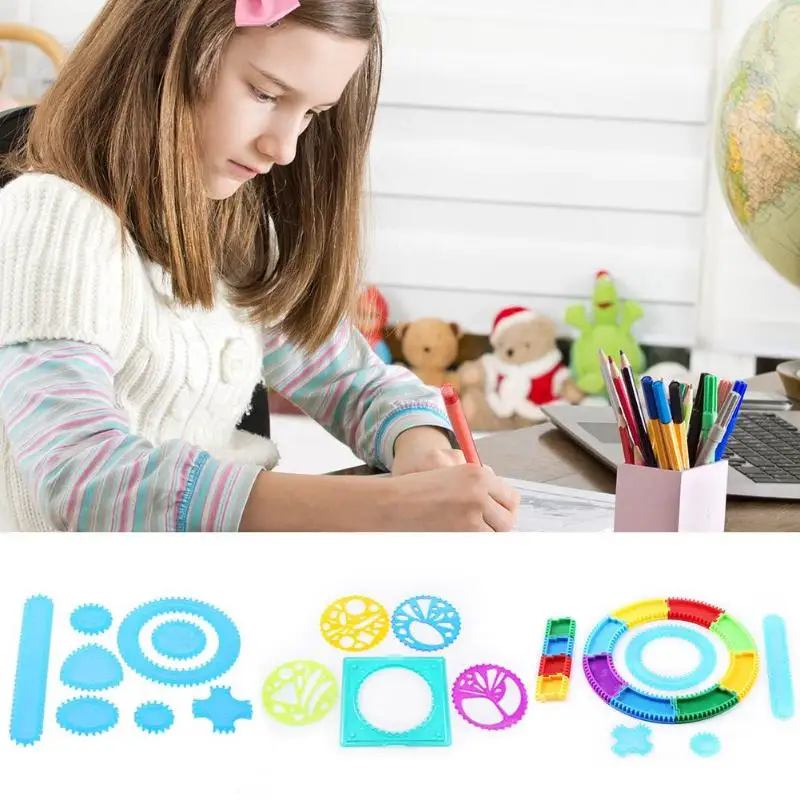 Забавные игрушки для рисования набор взаимосвязанных передач креативная