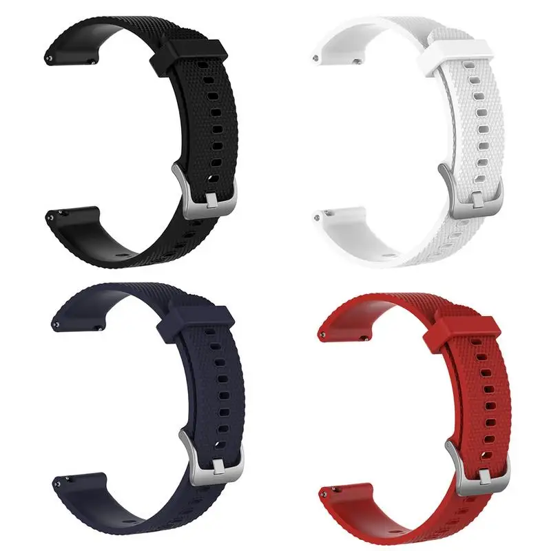 Для часов Tic C2 Одноцветный силиконовый сменный ремешок 18 мм/20 мм Ticwatch для наручных