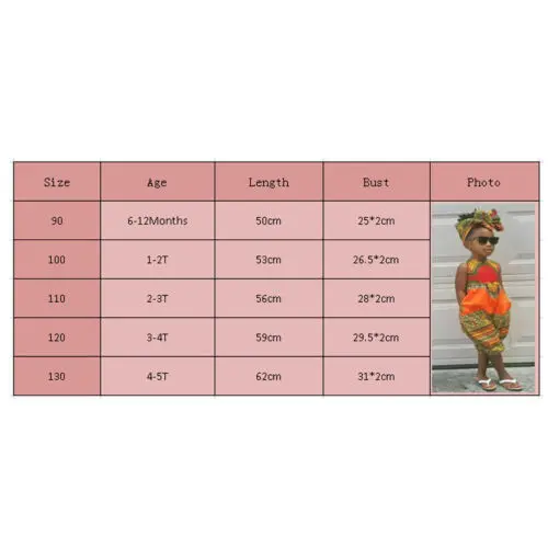 Focusnorm продажа маленьких девочек детский Африканский комбинезон без рукавов с