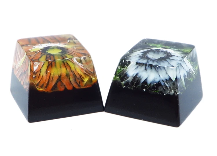 Механическая клавиатура ручной работы Fuji Resin keycap фосфоресцирующая R4 height OEM profile 1
