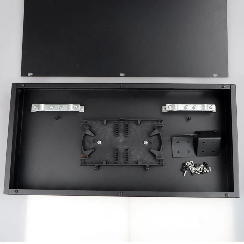 24 port fiber patch panel sc fc lc pigtail odf 1u optical fiber terminal box optical fiber distribution frame factory wholesale free global shipping
