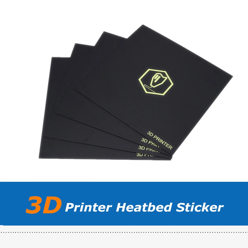 2pcs/lot 170*170mm 300*300mm Heat Bed Sticker Hotbed Platform Sheet With 3M Tape For CR-10 Lulzbot Taz6 Mini 3D Printer | Компьютеры и
