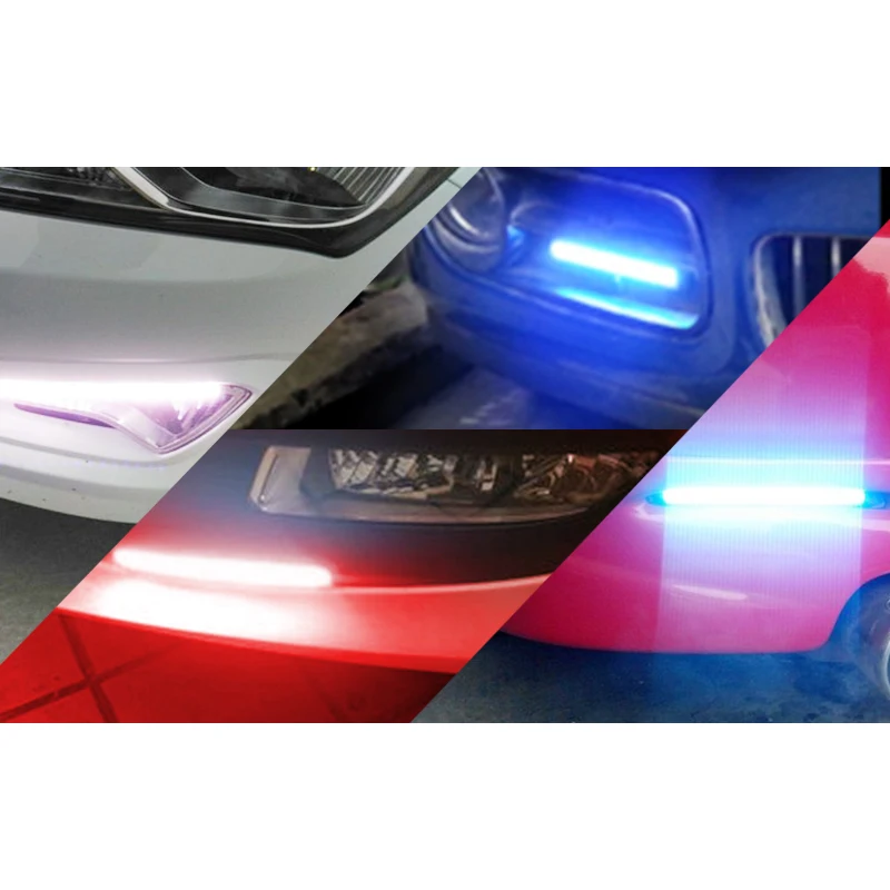 Дневные ходовые огни 17 см COB LED DRL Водонепроницаемые Универсальные Автомобильные