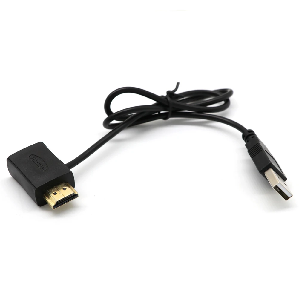 Hdmi штекер к гнезду разъем + USB 2 0 кабель зарядного устройства разделитель адаптер