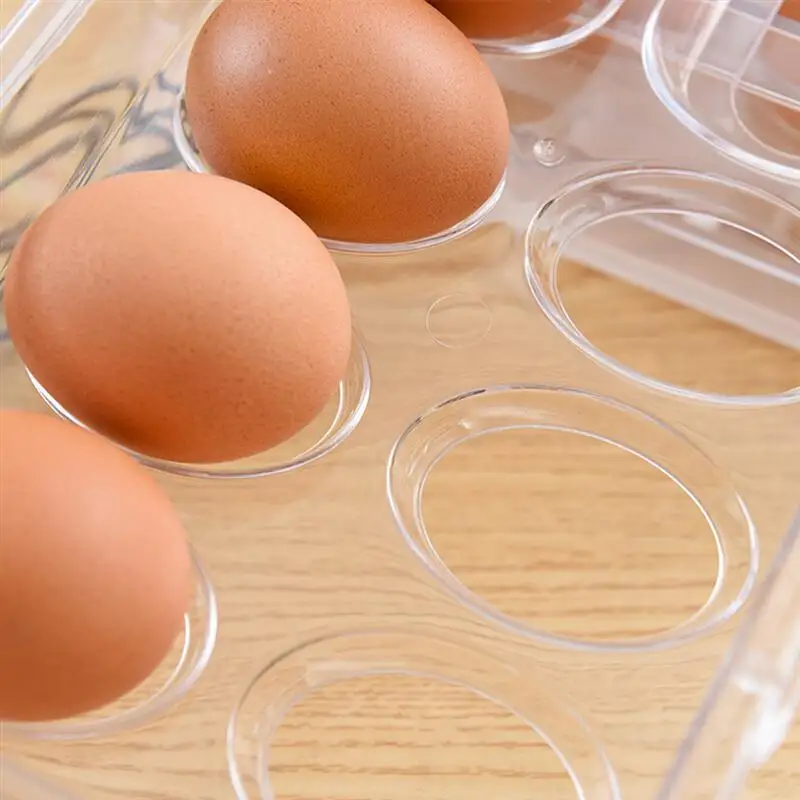 

1pc Double Layer Drawer Egg Box 24 Grid Plastic Eggs Tray Holder Container Refrigerator Food Preservation Box