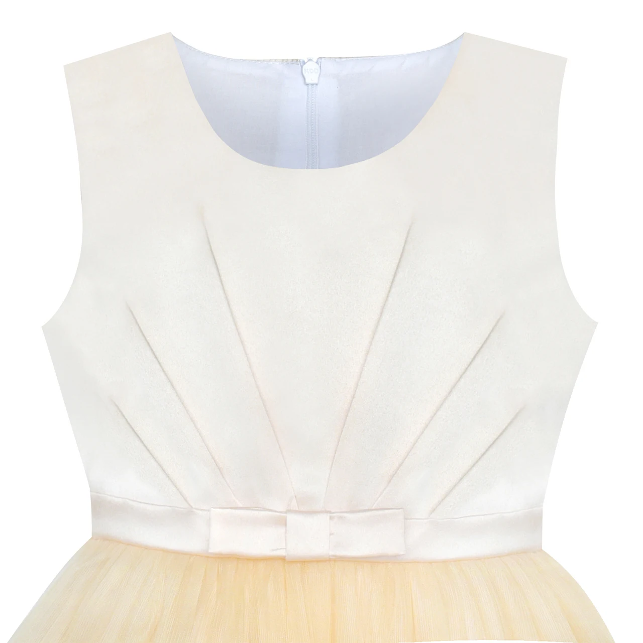 Sunny Fashion платья для девочек новогодние костюмы Цветок Девушка Платье шампанское