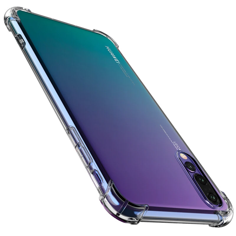 Soft TPU Clear Silicon Case For Huawei On Honor 7C Pro 5.99 7A 5.45'' Y5 Y9 2018 2019 P Smart 2017/2019 Shockproof Anti-Knock |