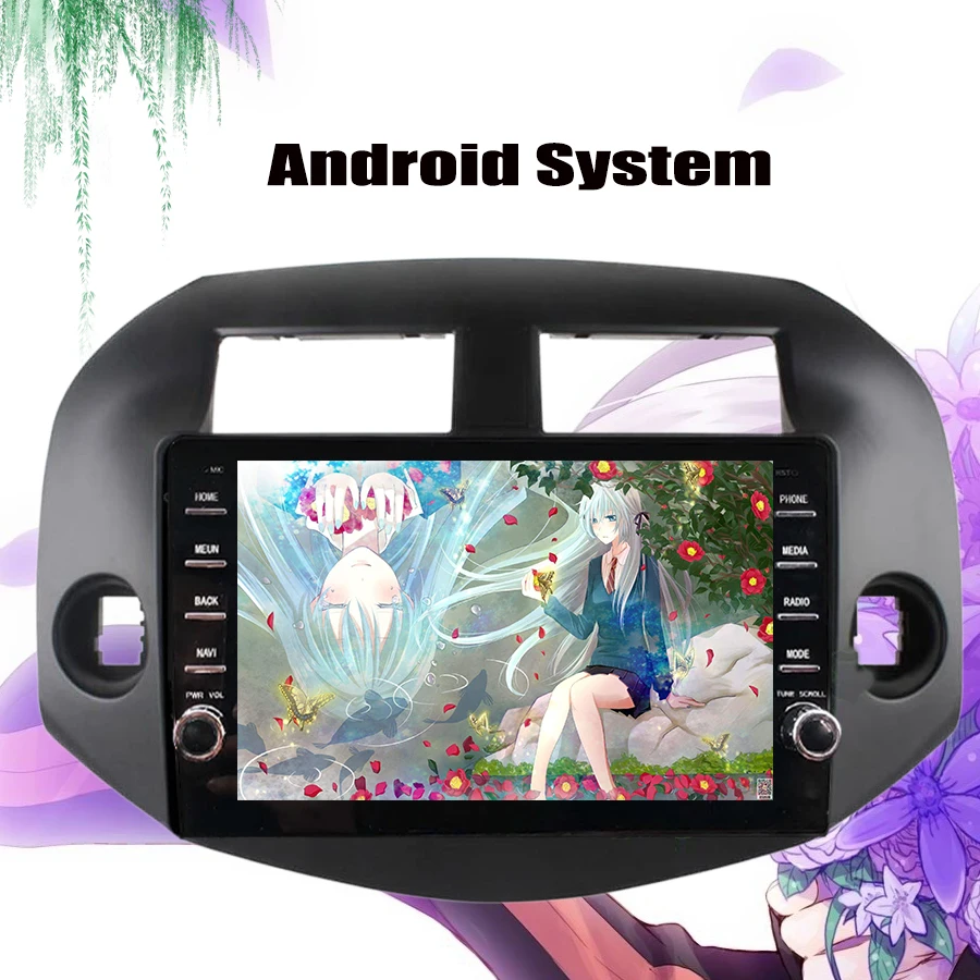 Автомобильный мультимедийный плеер IPS Android 10 0 2 din dvd gps навигация для Toyota RAV4 Rav 4 2007