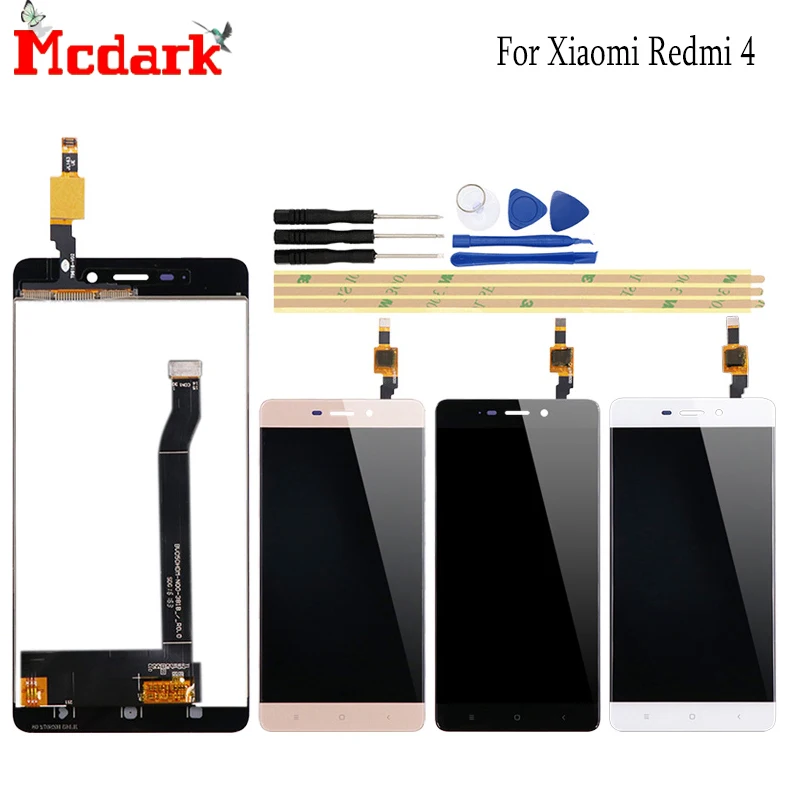 Mcdark для Xiaomi Redmi 4 Стандартный 2 Гб RAM Сменные аксессуары ЖК-дисплей сенсорный
